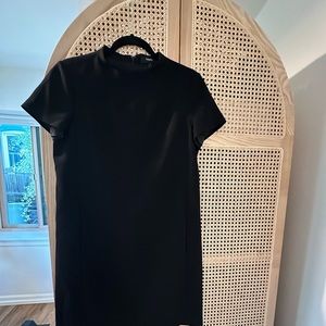 Theory Black Shift Dress